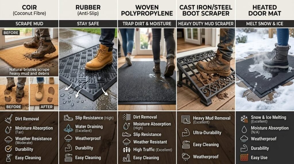 Door Mat Materials and Features
