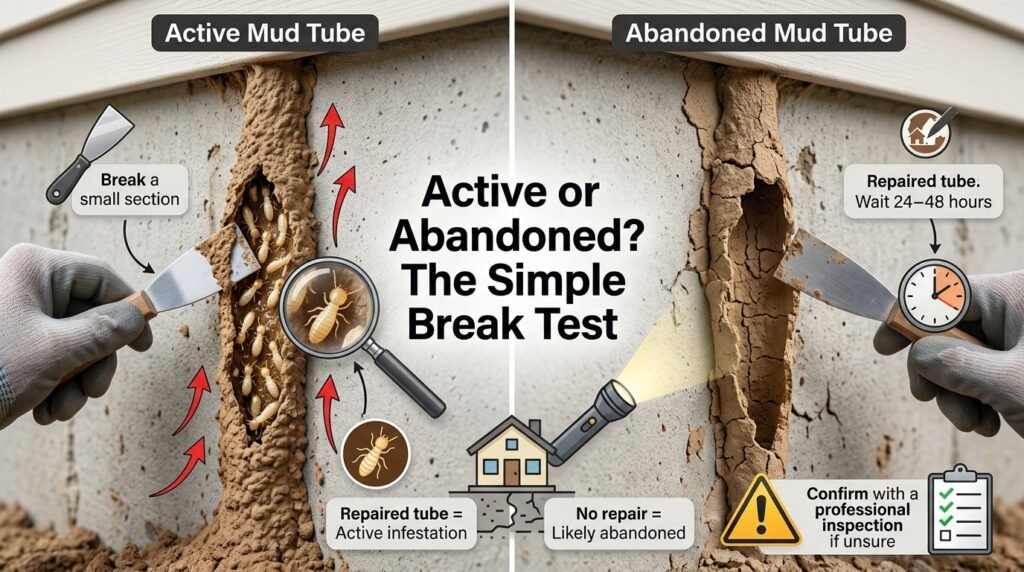 Remove Termite Mud Tube: 89.7% Stop Termite Tubes Re Grow
