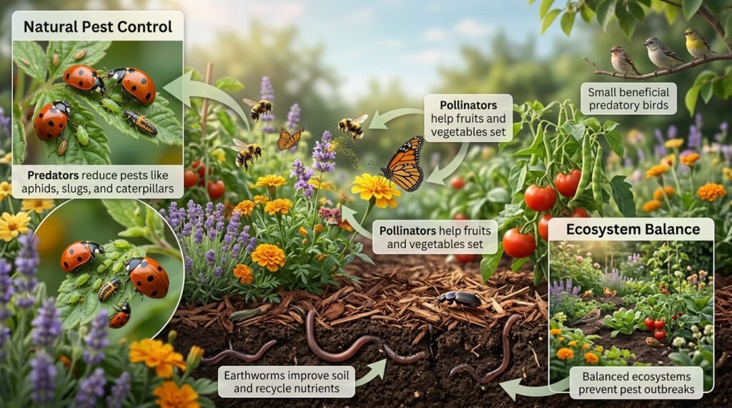 How Do Garden Helper Animals Help