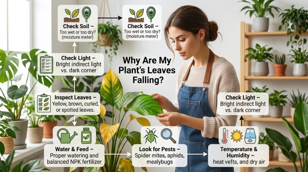 How to Diagnose Plant Leaf Drop Step by Step