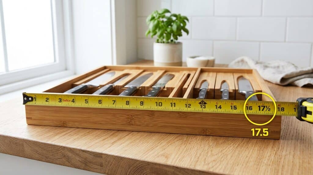 Knife drawer organizer - 17.5" x 6.5" x 1.75" – Perfectly Fit
