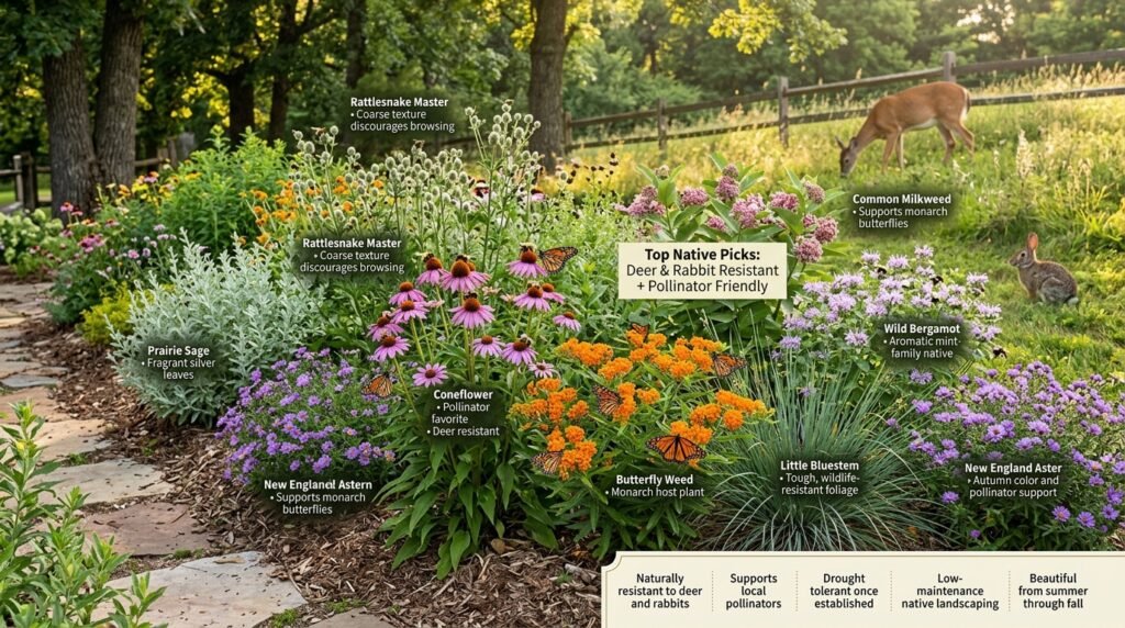 Native Plants That Resist Deer and Rabbits