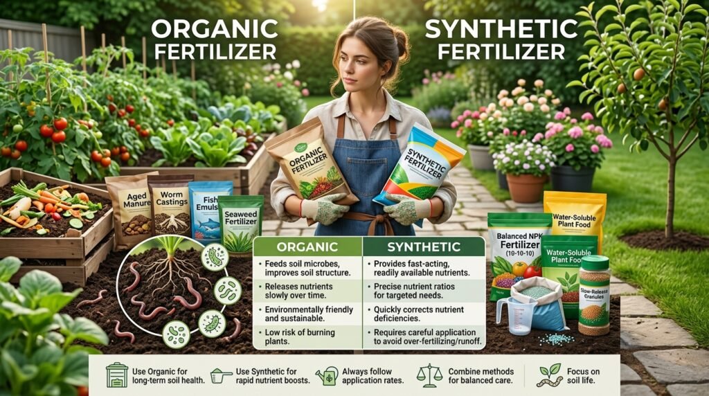 Organic Vs Synthetic Fertilizer