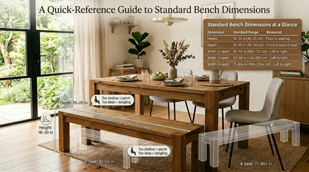 Standard Bench Dimensions