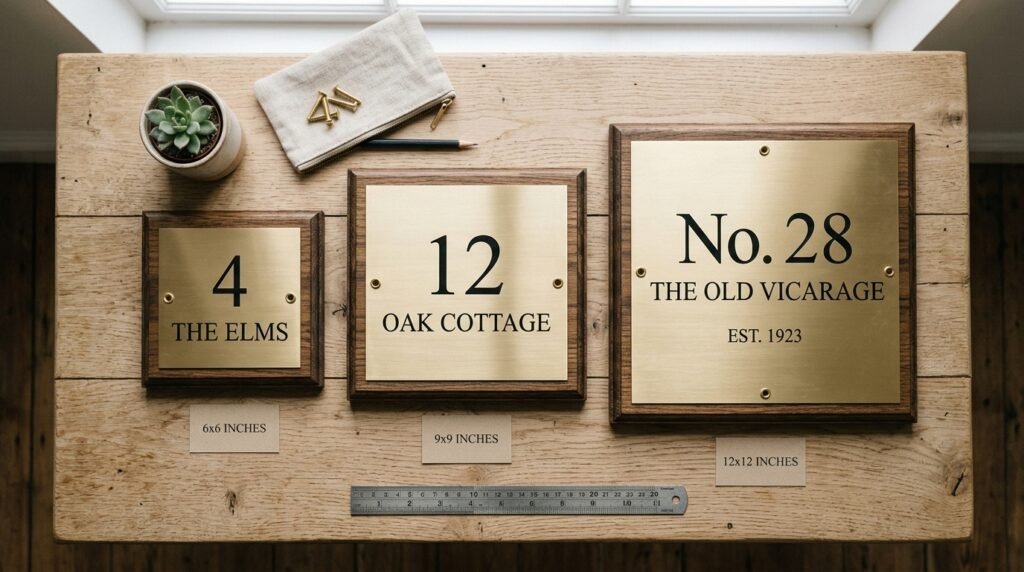 House Nameplate – 12x12 Inches
