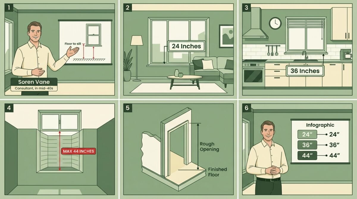 Standard Sill Heights and Measurements