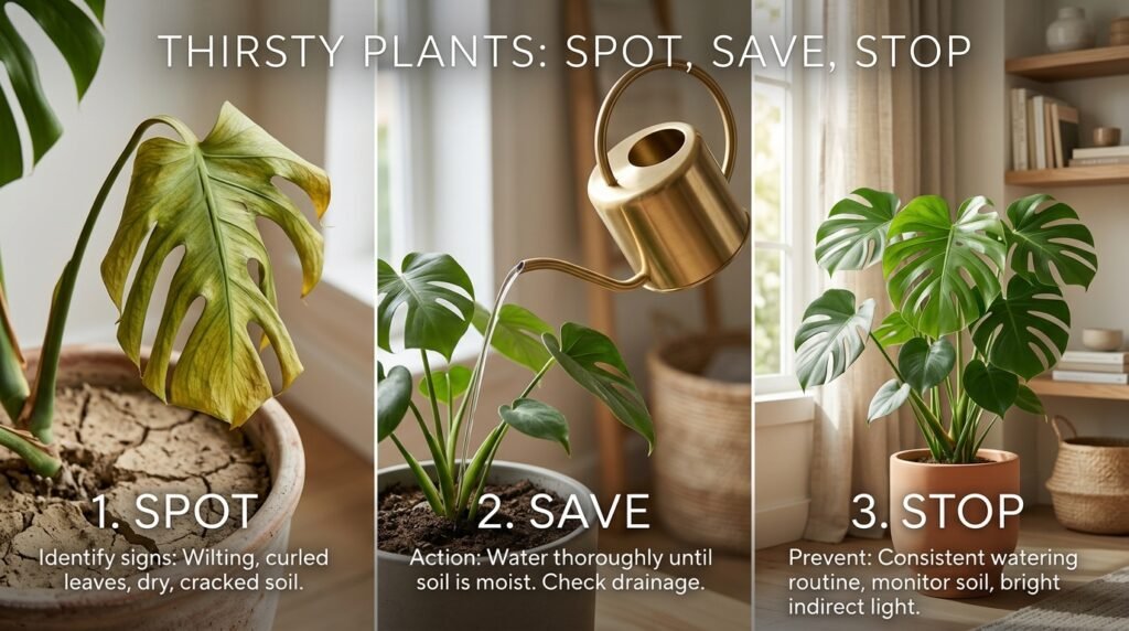 Thirsty Plants: How to Spot, Save, and Stop Underwatering