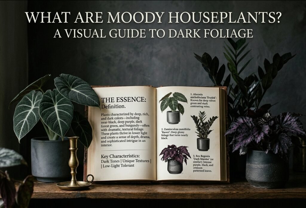 What are moody houseplants