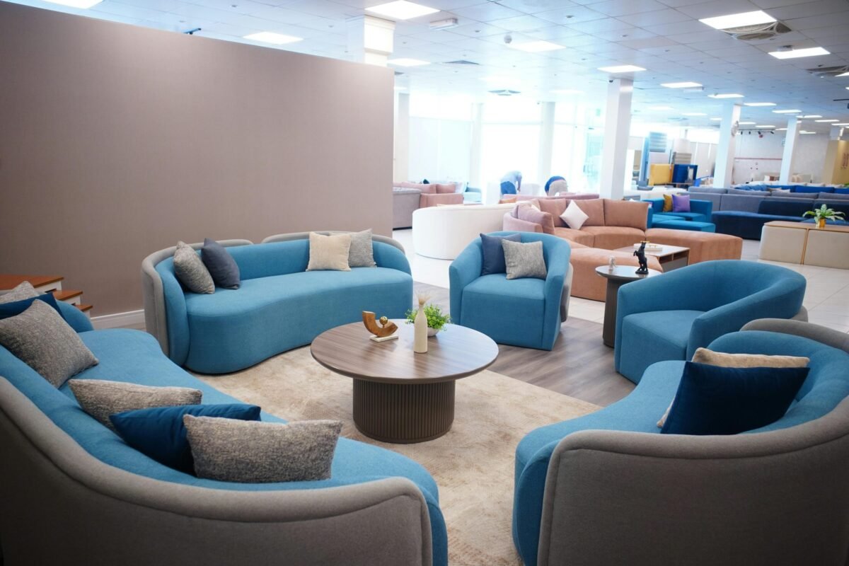 Elegant Furniture Spacing setup interior design inspiration.