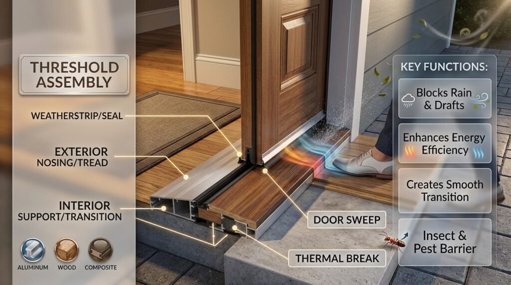 What Is a Door Threshold, Exactly