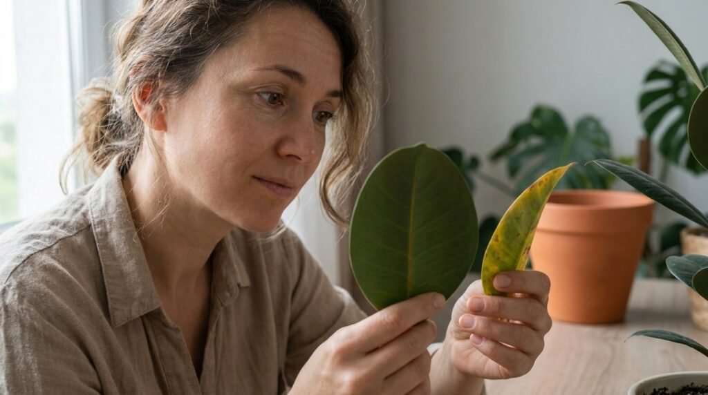 Quick Reference - What Each Rubber Plant Leaf Symptom Really Means